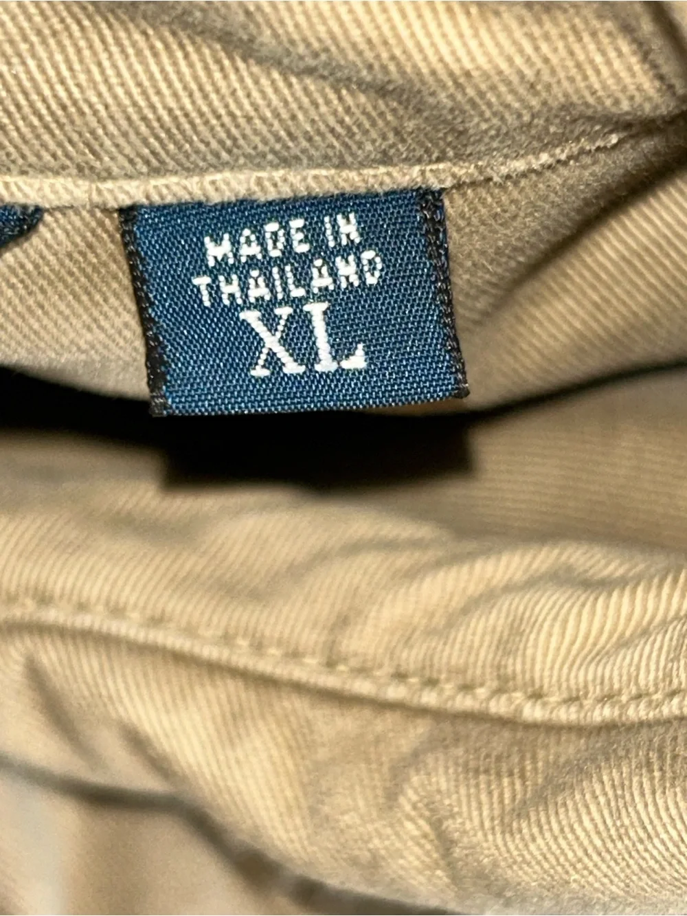 Polo Ralph Lauren Harrington Khaki Bomber Cotton Twill Jacket Men’s Size XL Prep